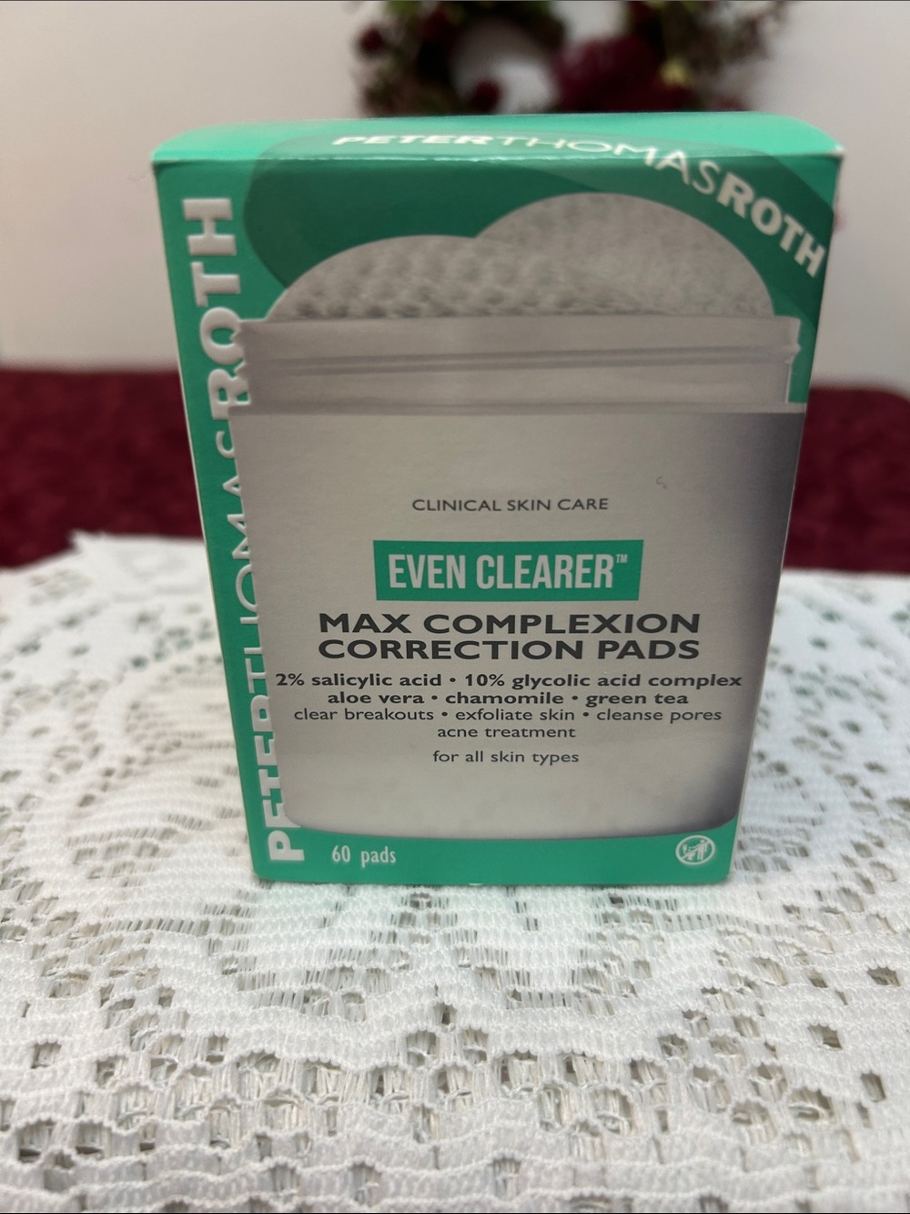 Peter Thomas Roth Even Clearer Max Complexion Correction Pads - Mint Green